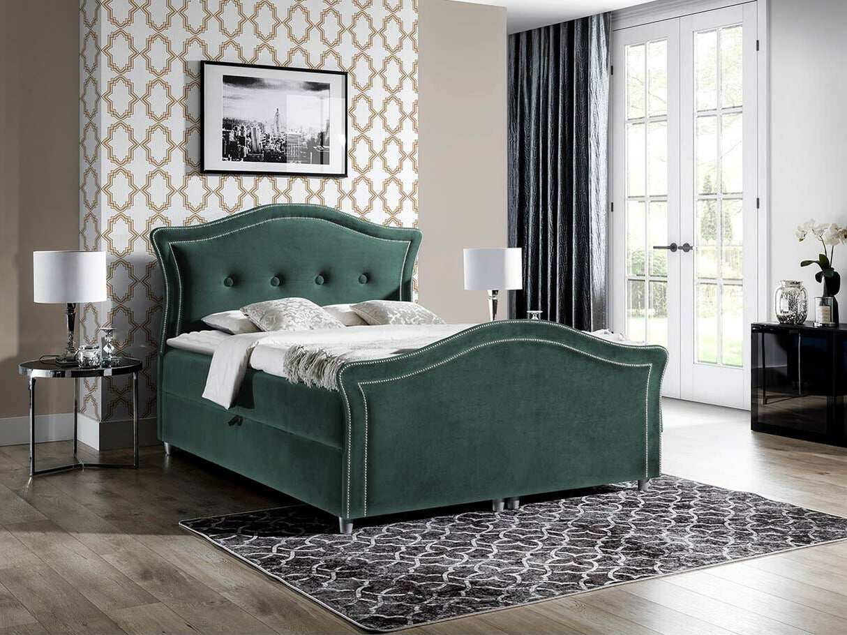 Kontinentális ágy BEDRAN LUX (Masala Lux), Szín: Velluto 12, Alvó felület mérete: 180 x 200 cm