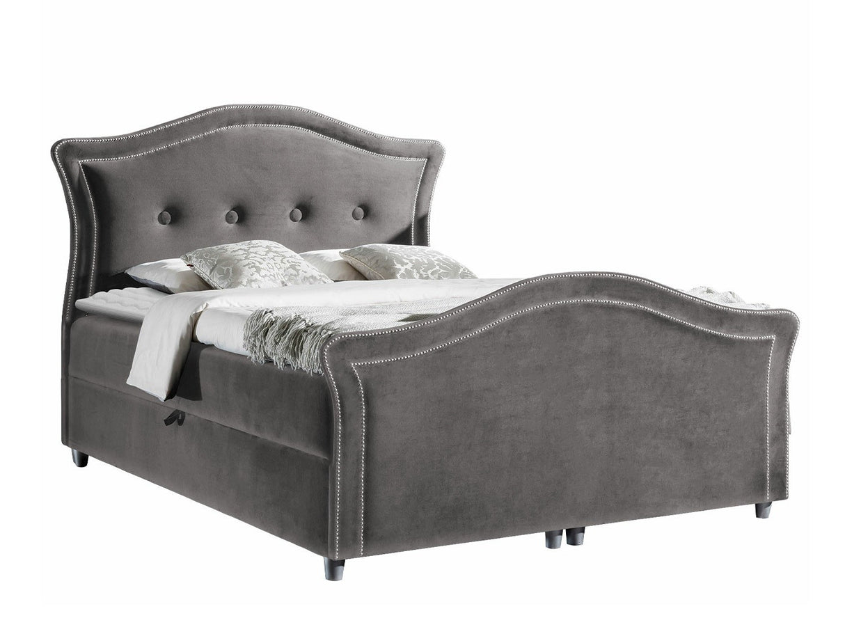 Kontinentális ágy BEDRAN LUX (Masala Lux), Szín: Velluto 17, Alvó felület mérete: 180 x 200 cm