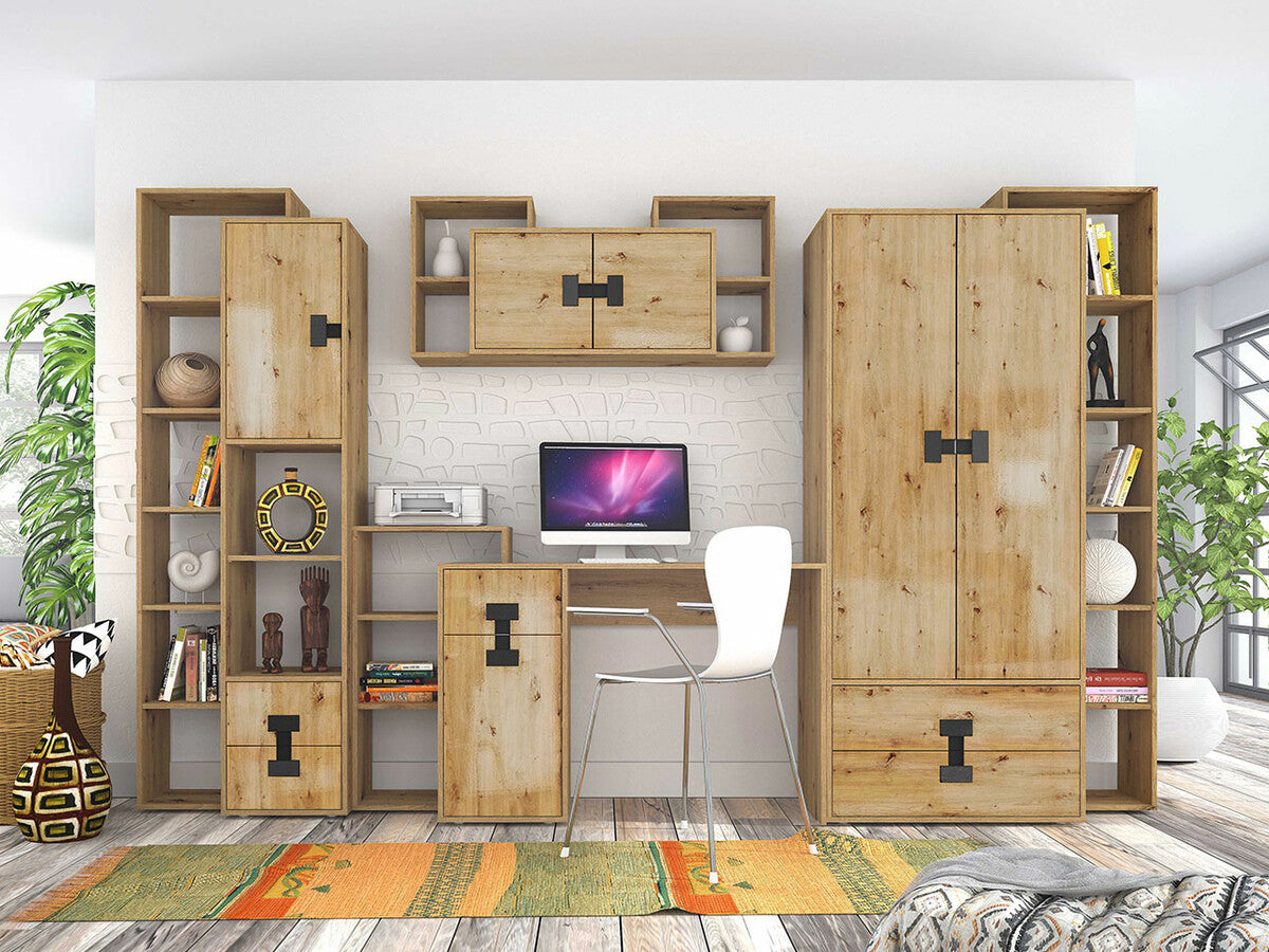 Íróasztal 120 INDEX 10 (Tikrote), Szín: Artisan tölgy