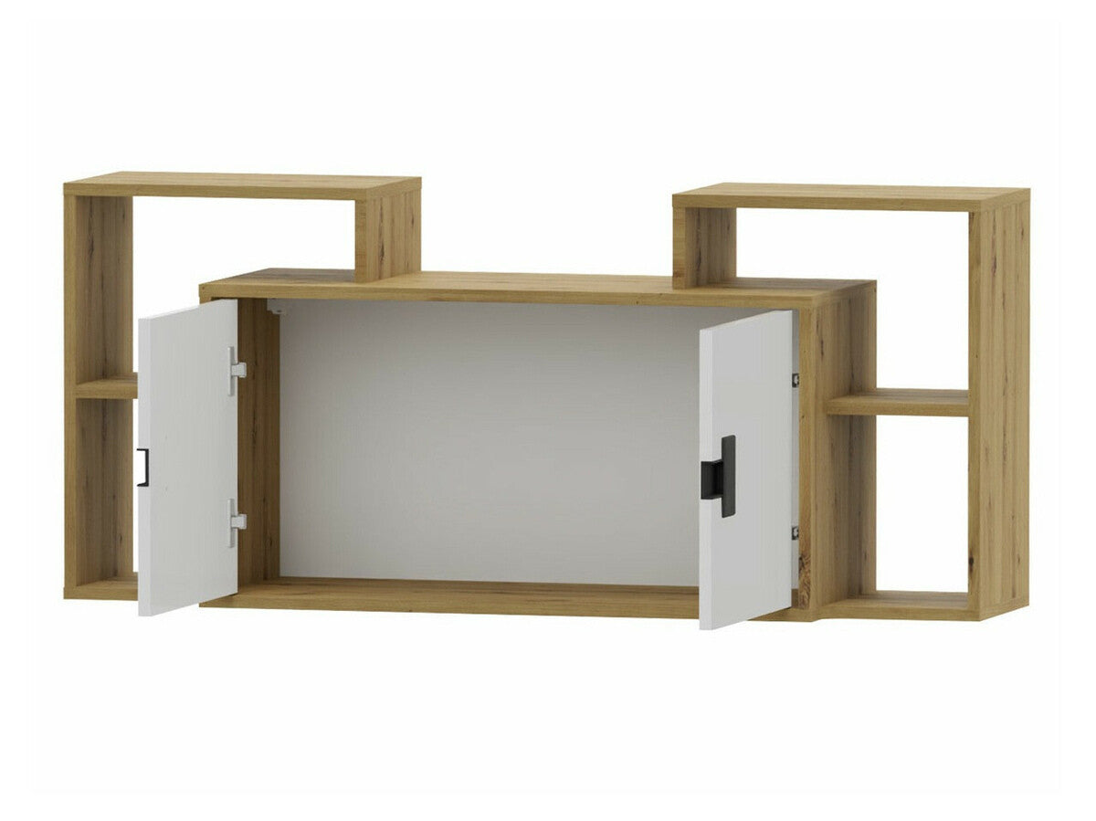 Irodai garnitúra INDEX I (Tikrote), Szín: Matt fehér + Artisan tölgy