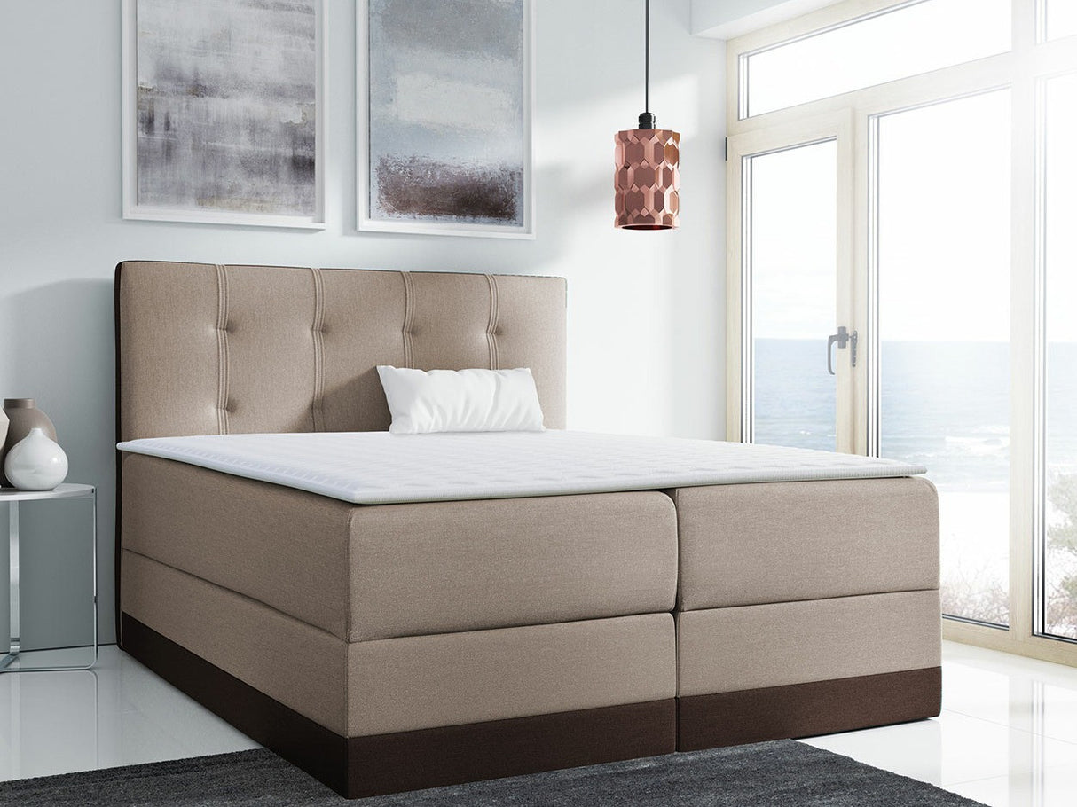 Kontinentális ágy ROYAL (Orlando), Szín: Kameleon 9 + Kameleon 29, Alvó felület mérete: 200 x 200