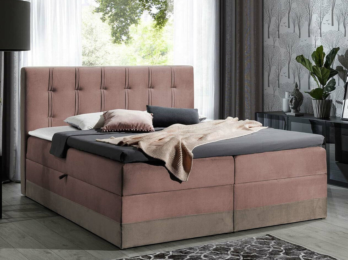 Kontinentális ágy ROYAL (Orlando), Szín: Kameleon 15 + Kameleon 63, Alvó felület mérete: 200 x 200