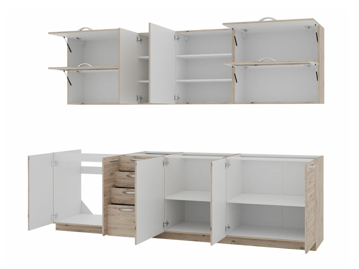 Konyhabútor Bordó (More 260), Led világítás: Igen