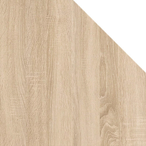 TV-állvány DINGO (Ziziko) , Szín: Sonoma tölgy + Fehér, Led világítás: Nem