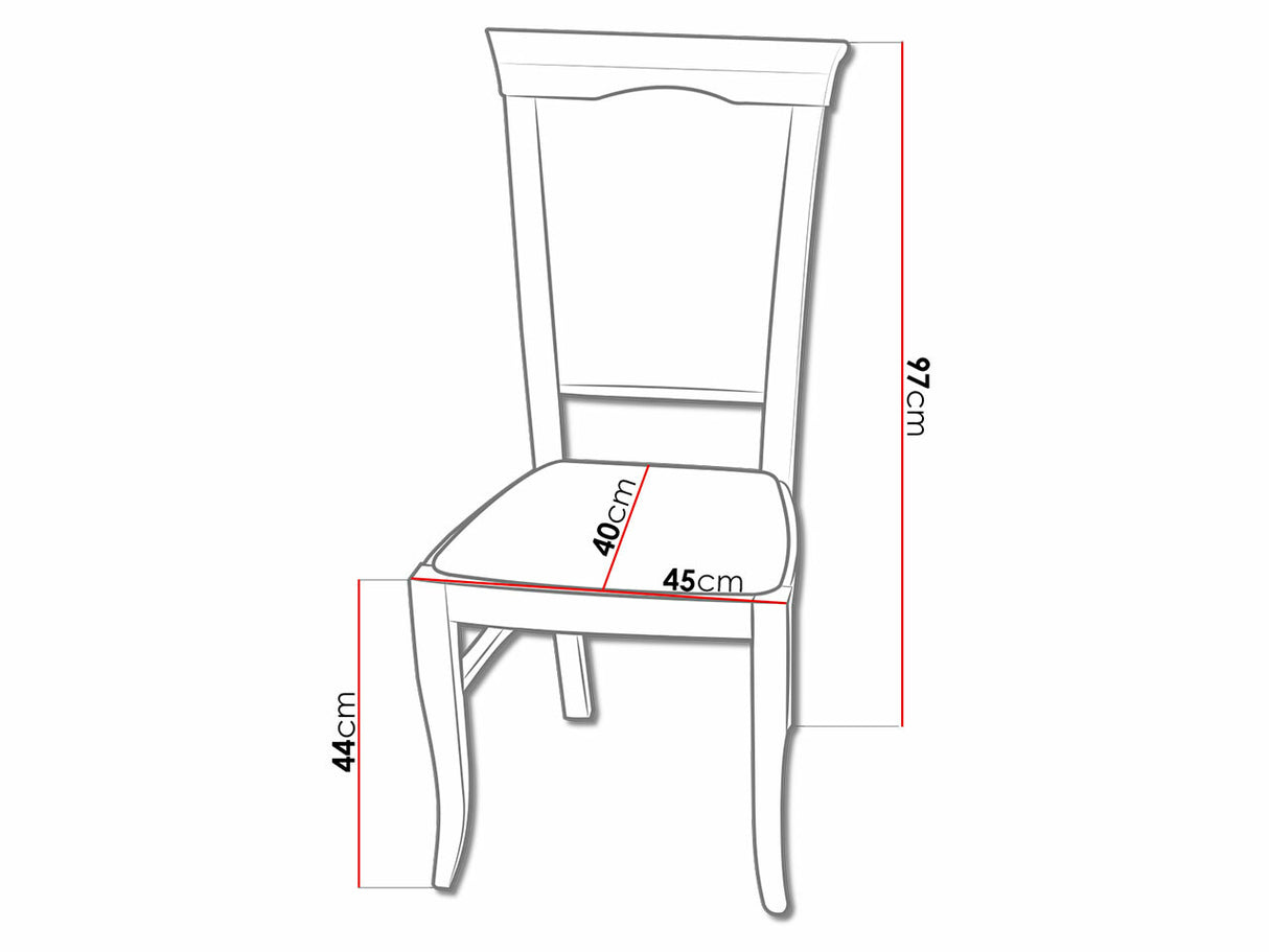 Szék K13, Fa színe: Wenge, Kárpit: Granada 2725