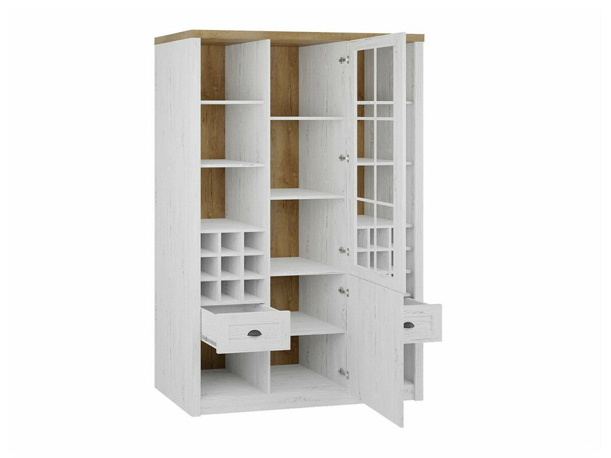 Könyvespolc Prowansja W2D2S, Led világítás: Igen