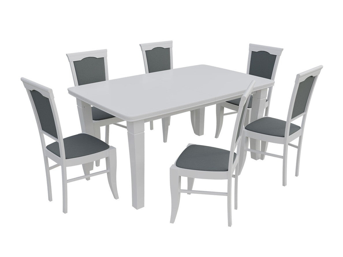 Szék K13, Fa színe: Fehér, Kárpit: Granada 2725