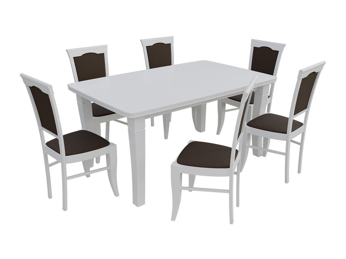 Szék K13, Fa színe: Fehér, Kárpit: Casablanca 2308