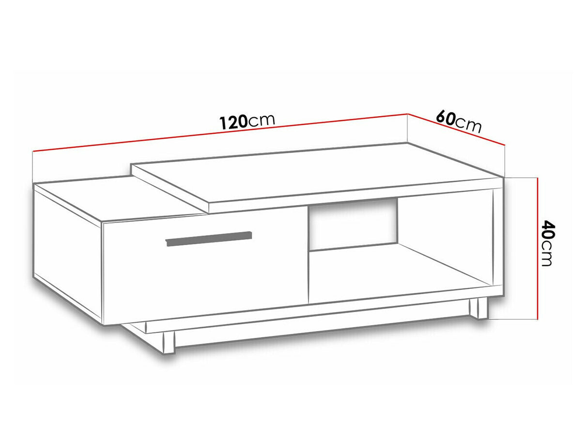 Dohányzóasztal 120 INES (Mins)