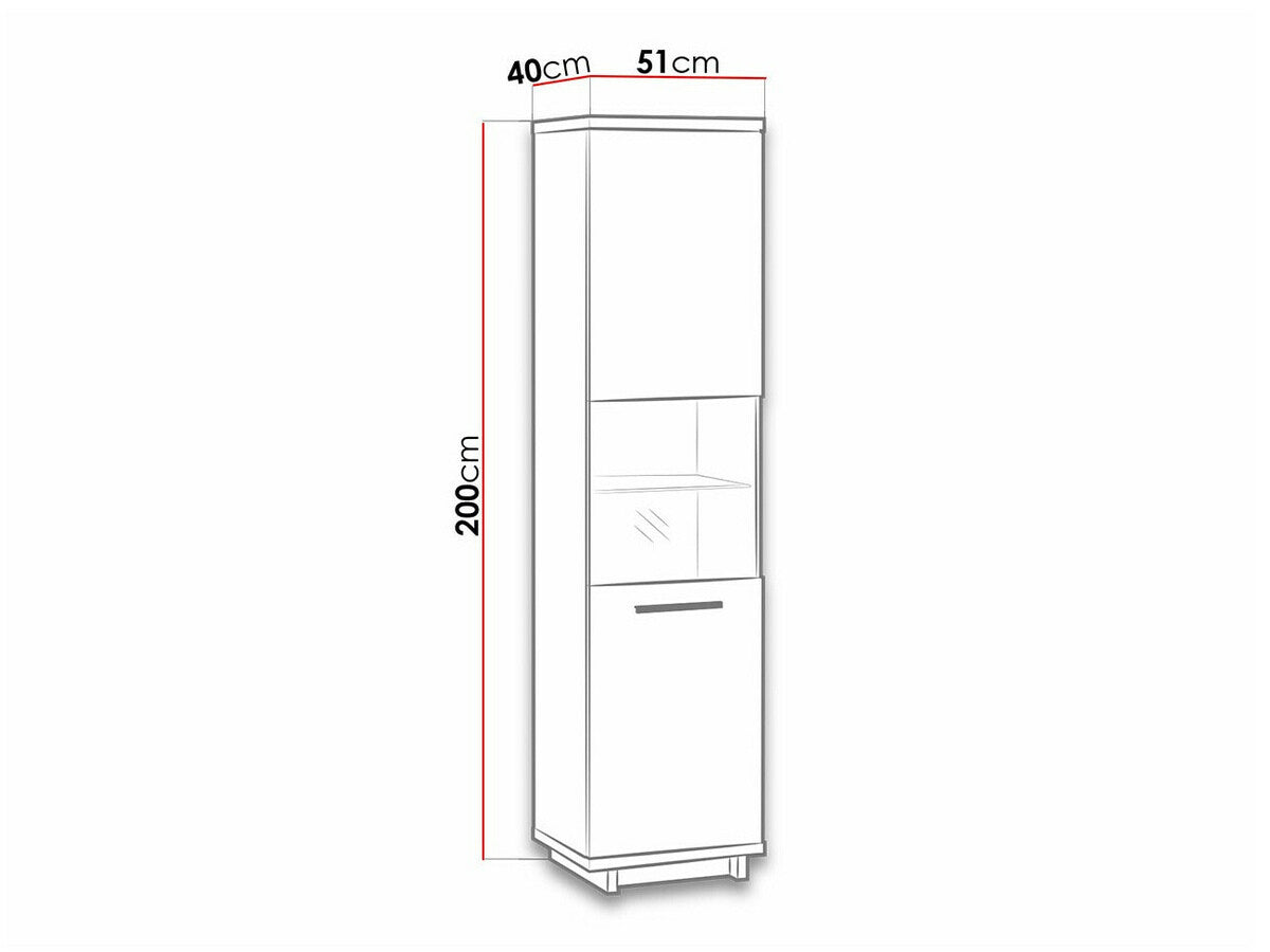 Könyvespolc 50 INES (Mins), Led világítás: Igen