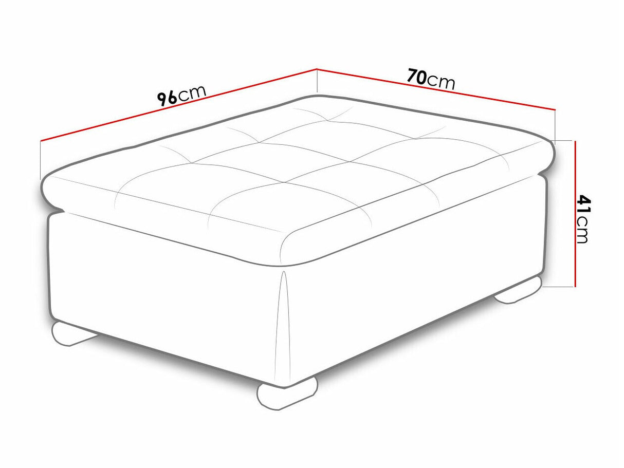 Puha pad Niko D2 (Tony), Szín: Soft 017 + Lux 05