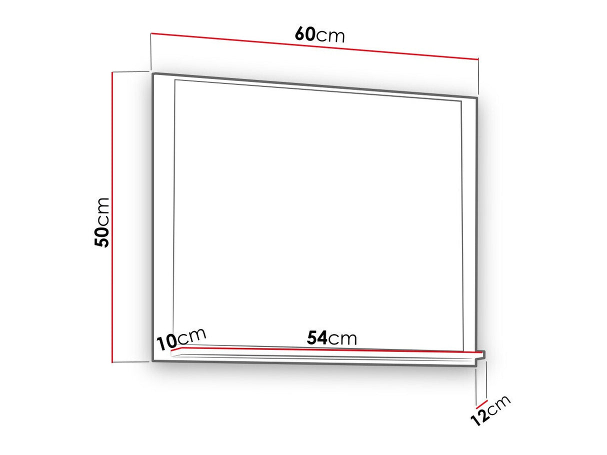 Fürdőszoba tükör OLIER OL, Szín: Artisan tölgy