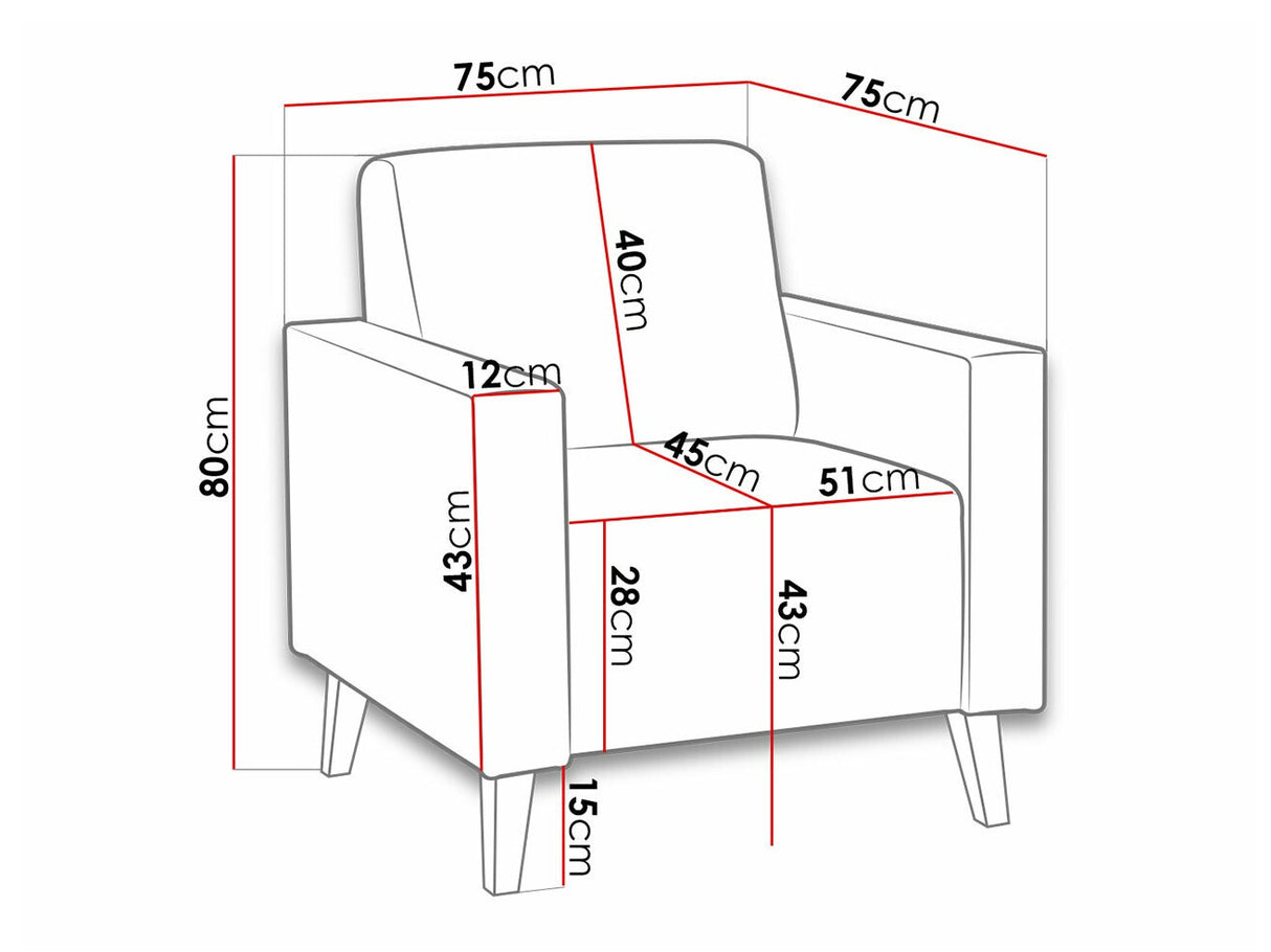 Fotel Oviedo Gloss (Naviedo Gloss)
