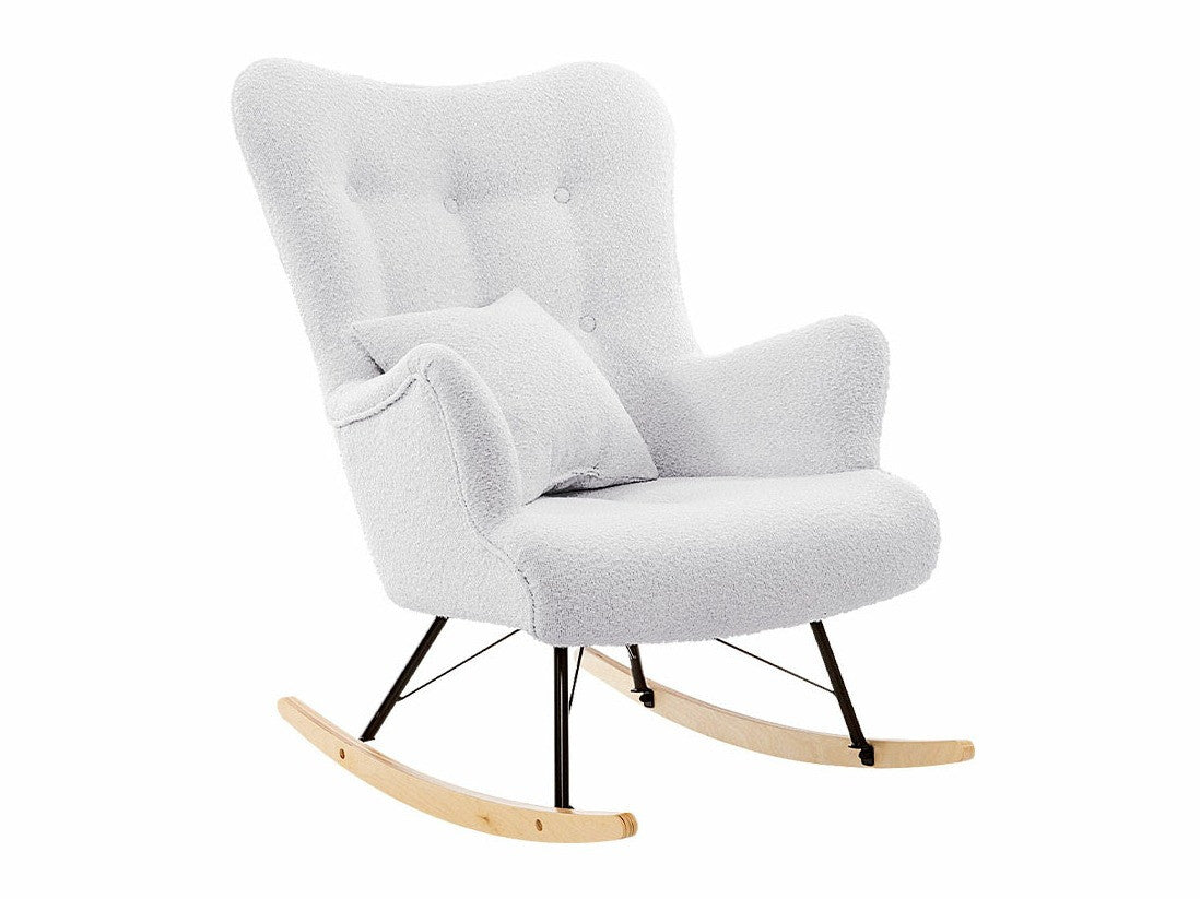 Hintaszék SKANDYNAWSKI BUJANY - BOUCLE, Szín: Baloo 2073