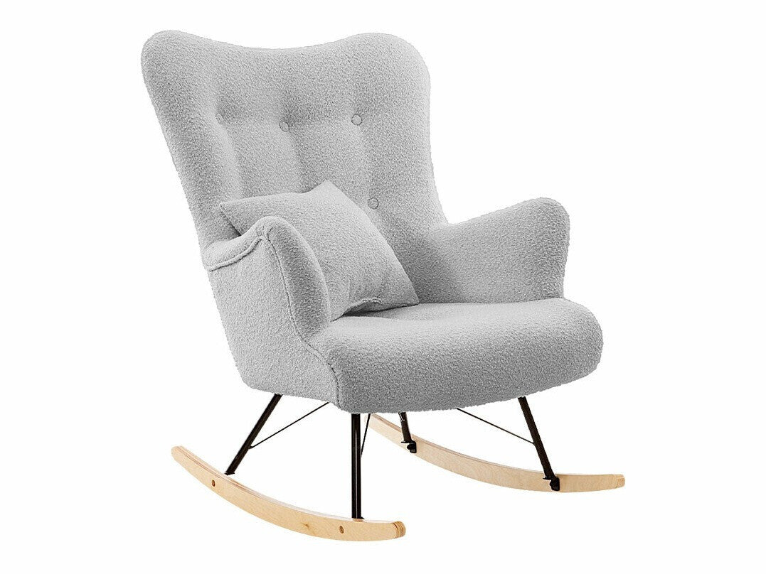 Hintaszék SKANDYNAWSKI BUJANY - BOUCLE, Szín: Baloo 2085