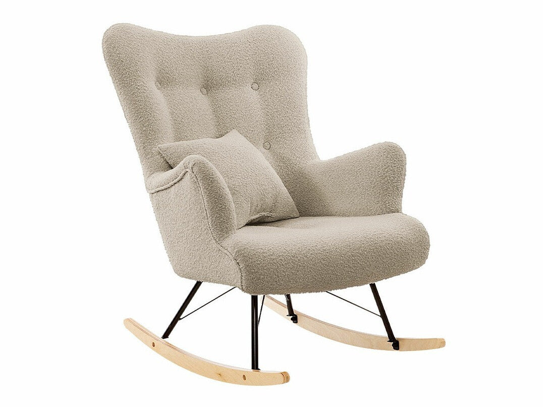 Hintaszék SKANDYNAWSKI BUJANY - BOUCLE, Szín: Baloo 2074