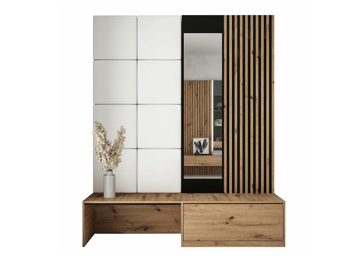 Előszoba garnitúra Premium I (Anrilot), Szín: Artisan tölgy + Öko bőr Soft 017