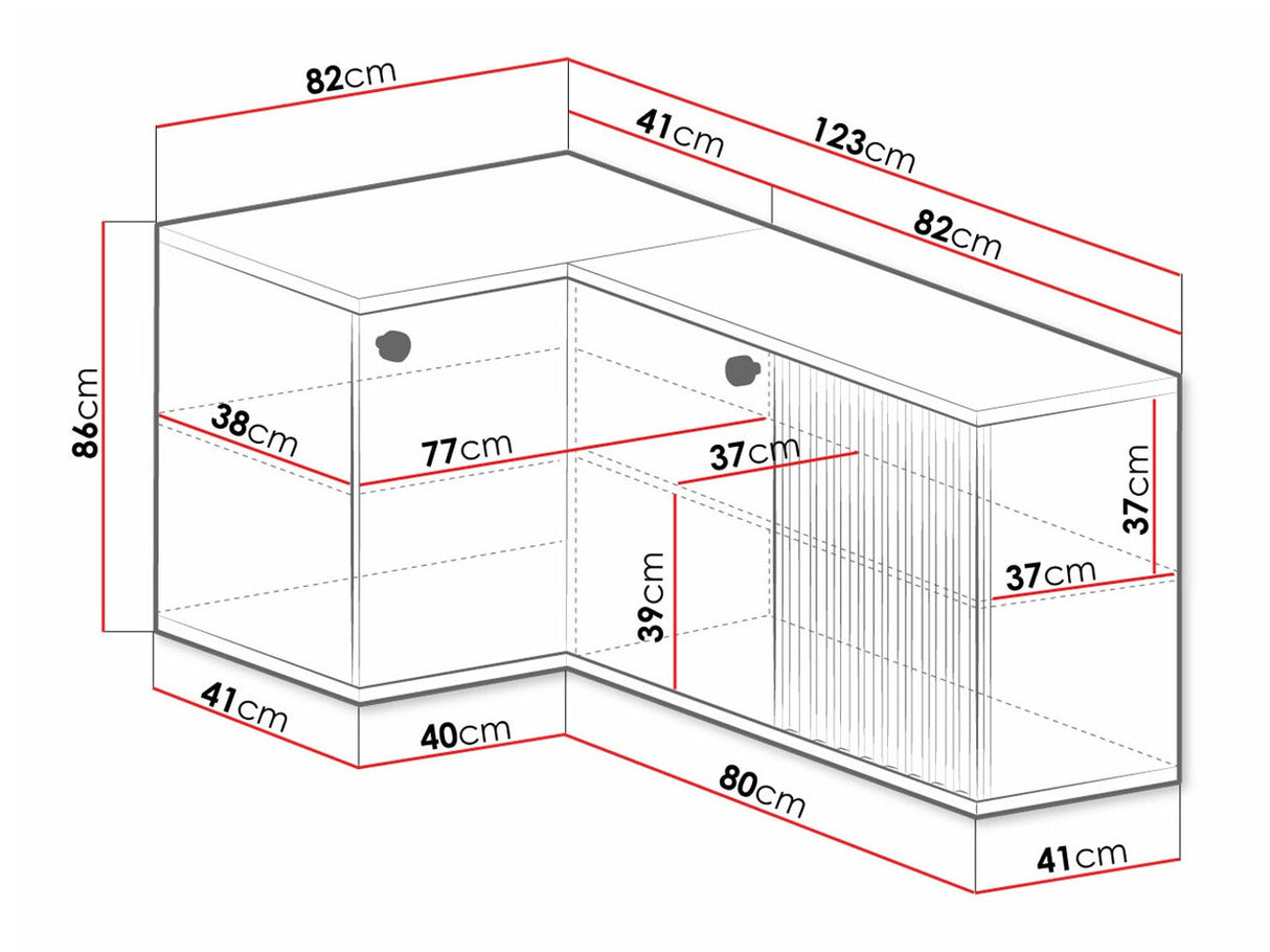 Sarokszekrény CALI C-12 (Sigeren SG12)