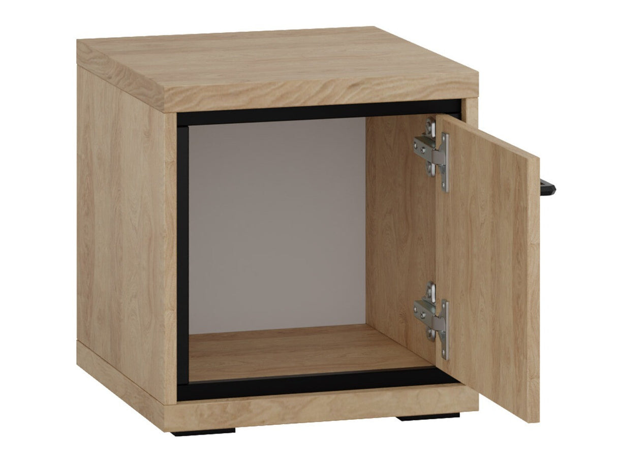 Hálószoba garnitúra MEDIOLAN I (Sarged I), Szín: Fényes fa, Led világítás: Nem, Lábak: Nem