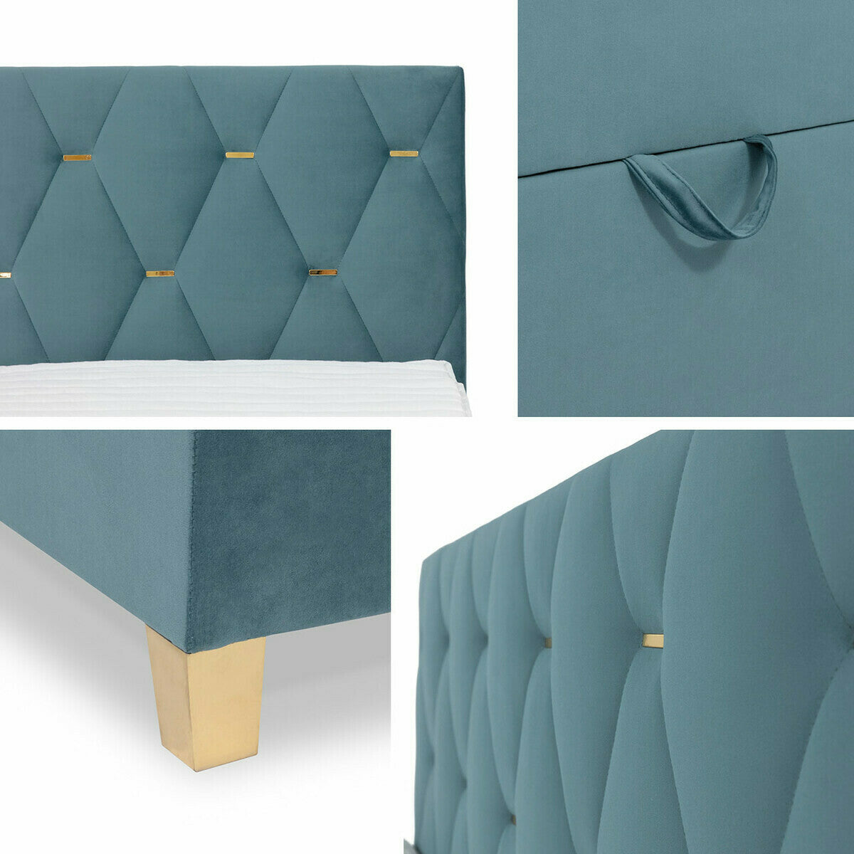 Kontinentális ágy Inez (Carinima), Szín: Fresh 9, Alvó felület mérete: 140 x 200 cm