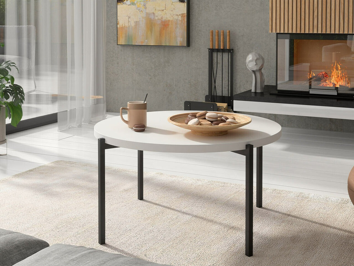 Dohányzóasztal SIGMA A01 (Batasu A 02) A01, Szín: Fehér + Fekete