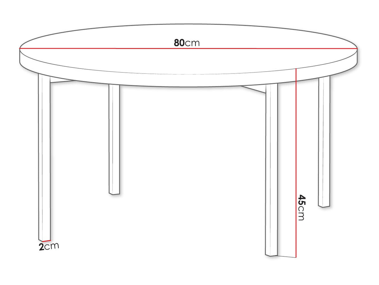 Dohányzóasztal SIGMA C01 (Batasu C02), Szín: Fekete