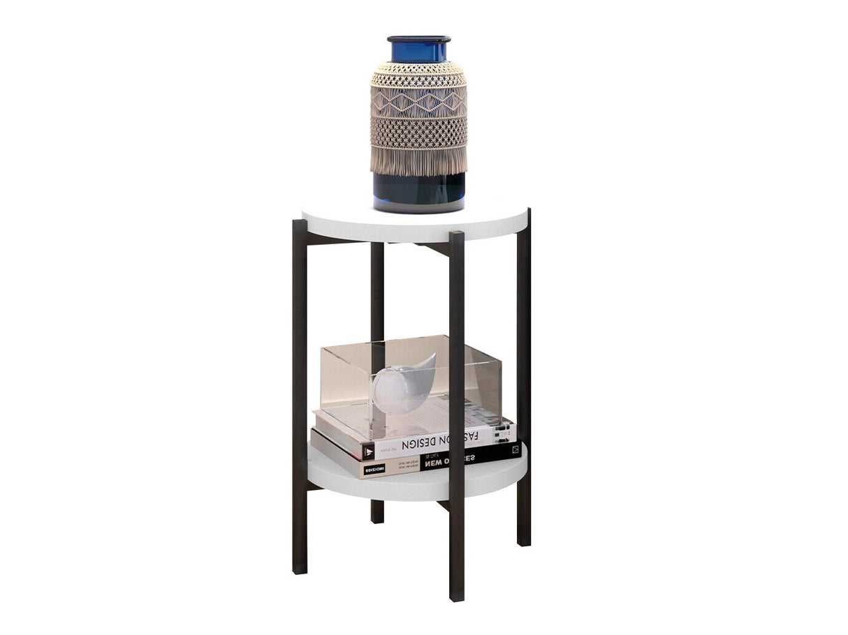 Kisasztal SIGMA D01 (Batasu D02), Szín: Fehér + Fekete