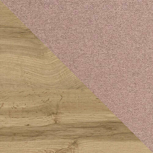 Kontinentális ágy WOOD 3 (Madaris 3), Szín: Wotan tölgy + Faro 14, Alvó felület mérete: 140 x 200 cm