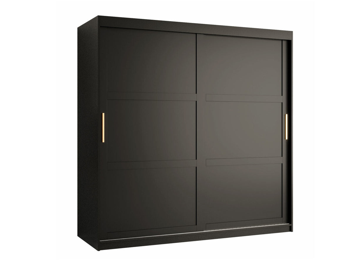 Gardróbszekrény RAMIRO 1 180 (Terospito 1 180), Szín: Fekete