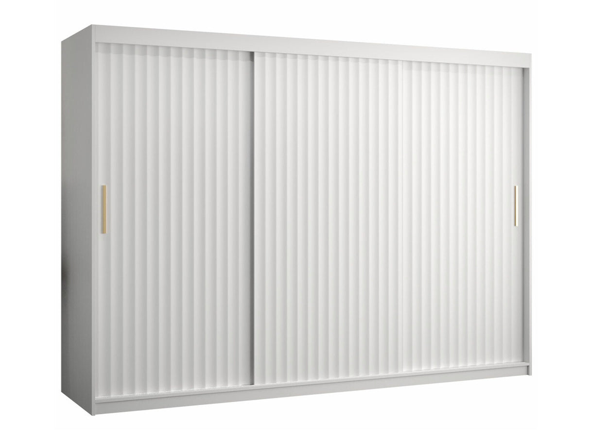 Gardróbszekrény RIFLO WAVE 1 250 (Towiro Wave 1 250), Szín: Fehér