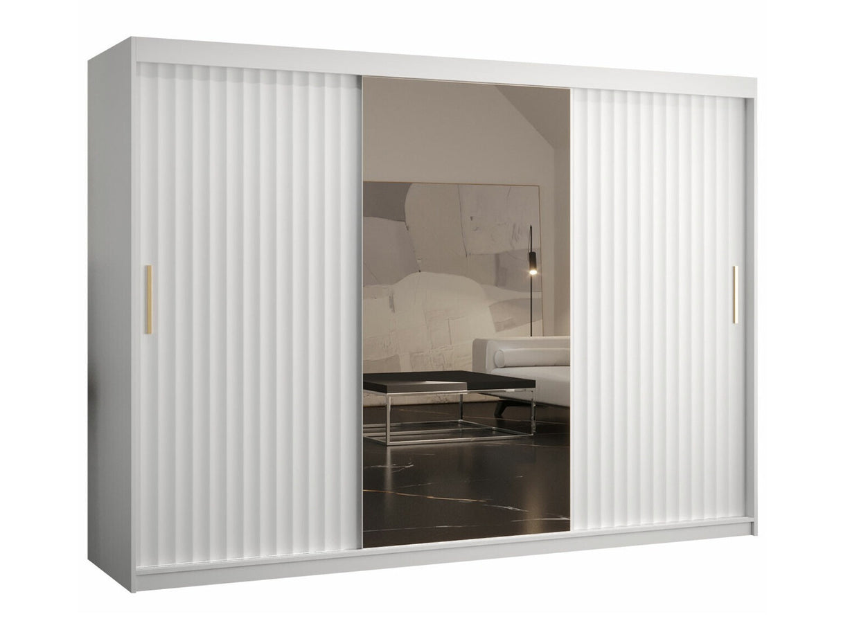 Gardróbszekrény RIFLO WAVE 2 250 (Towiro Wave 2 250), Szín: Fehér