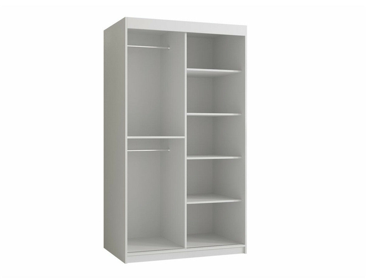 Gardróbszekrény RIFLO SLIM 2 100 (Towiro Slim 2 100), Szín: Fekete