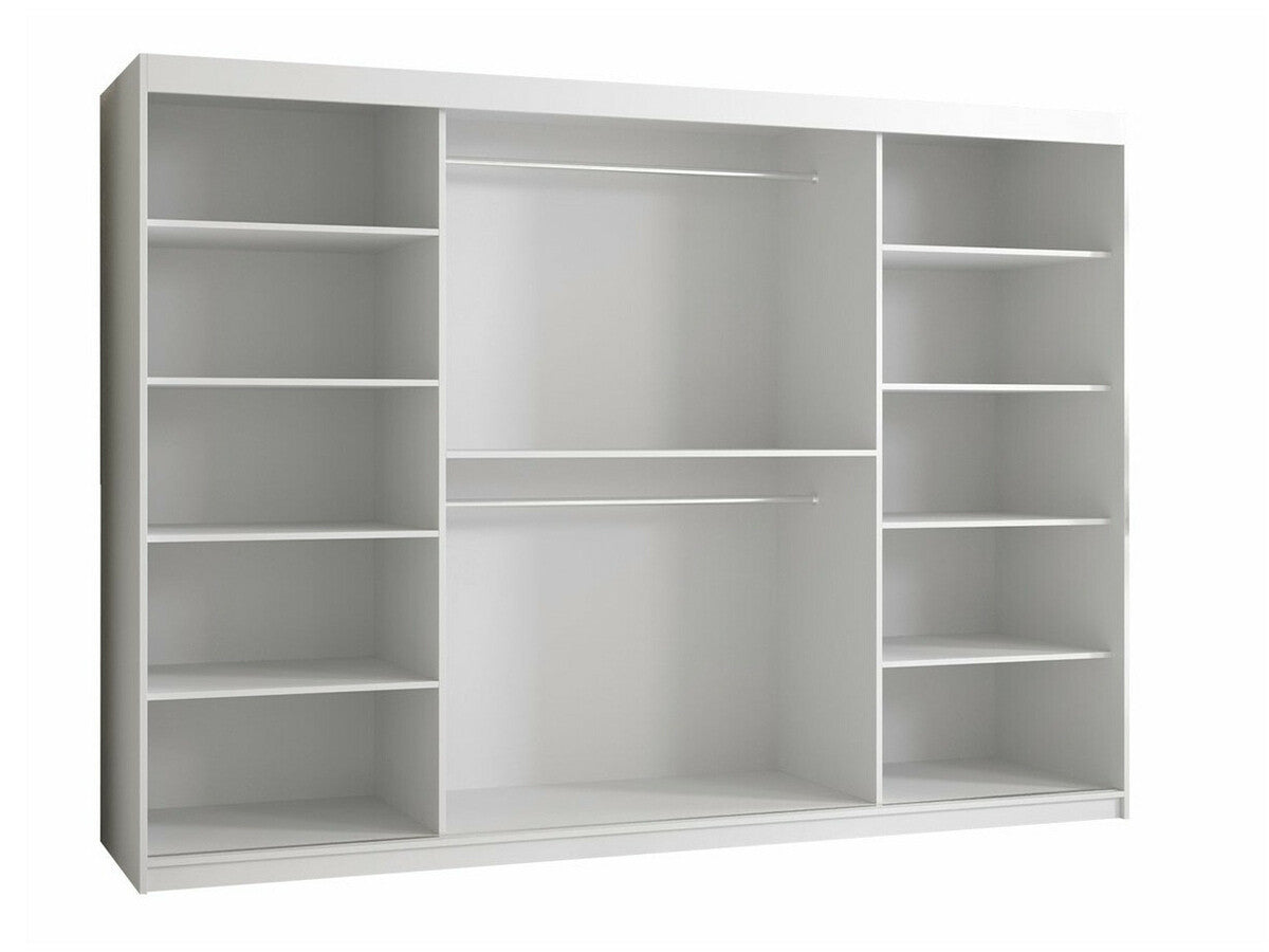 Gardróbszekrény RIFLO SLIM 1 250 (Towiro Slim 1 250), Szín: Fekete