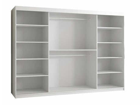 Gardróbszekrény RIFLO SLIM 1 250 (Towiro Slim 1 250), Szín: Fekete