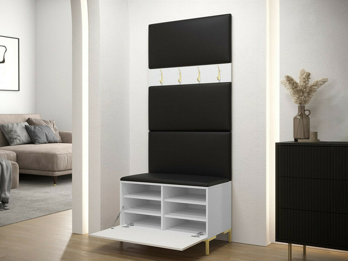 Előszoba garnitúra ZILION III (Frunemfta III), Keret színe: Craft tölgy, Puha falpanel színe: Manila 32