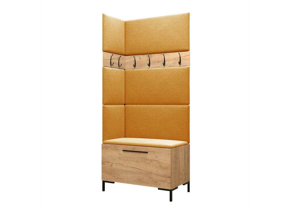 Előszoba garnitúra ZILION IV (Frunemfta IV), Keret színe: Craft tölgy, Puha falpanel színe: Manila 32