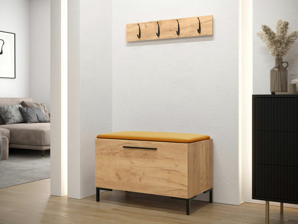 Előszoba garnitúra ZILION VIII (Frunemfta VIII), Keret színe: Craft tölgy, Puha falpanel színe: Manila 32