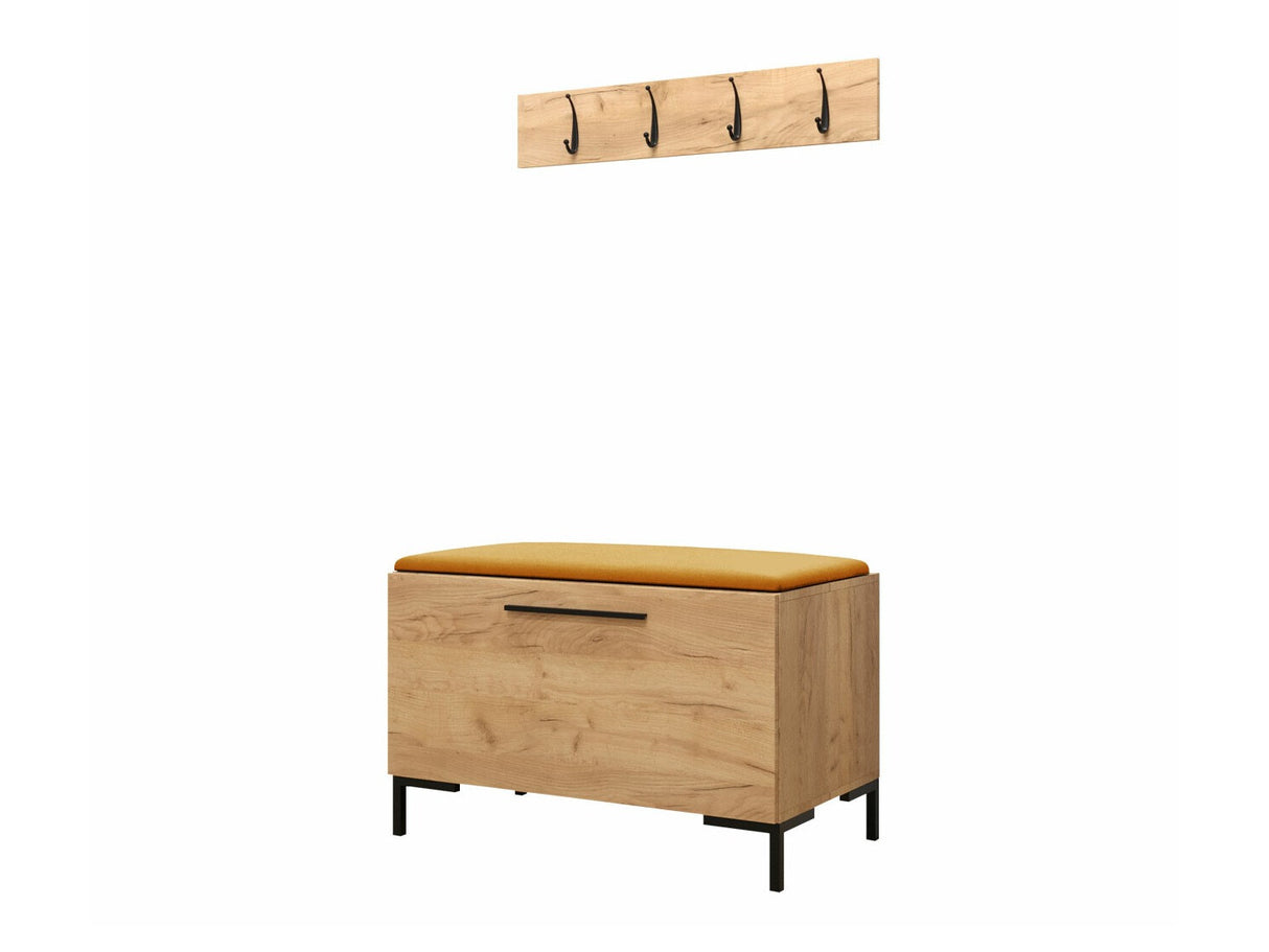 Előszoba garnitúra ZILION VIII (Frunemfta VIII), Keret színe: Craft tölgy, Puha falpanel színe: Manila 32