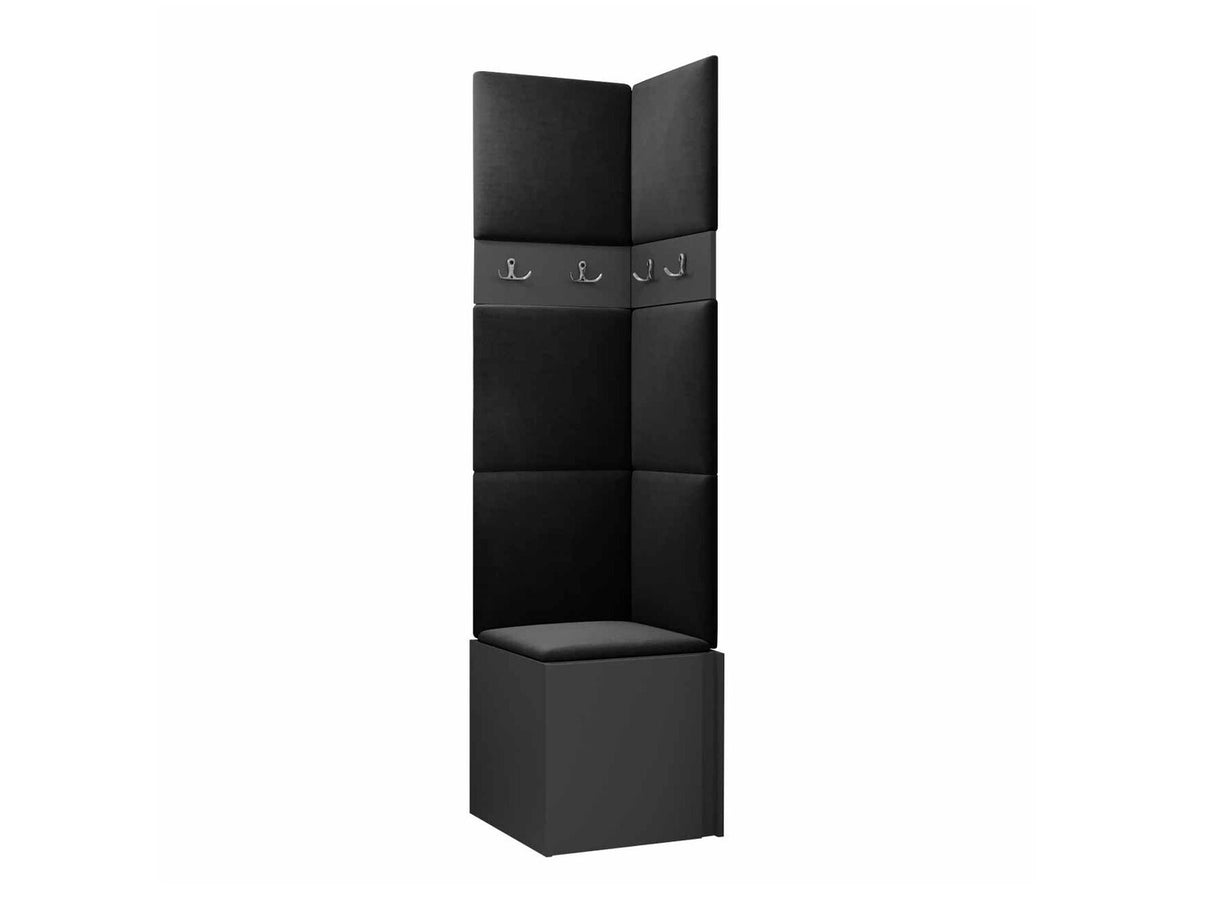 Előszoba garnitúra ORION XXI (Tavasz XXI), Keret színe: Grafit, Puha falpanel színe: Manila 18