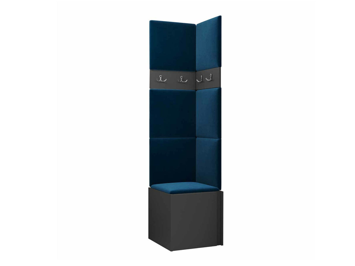 Előszoba garnitúra ORION XXI (Tavasz XXI), Keret színe: Grafit, Puha falpanel színe: Manila 26