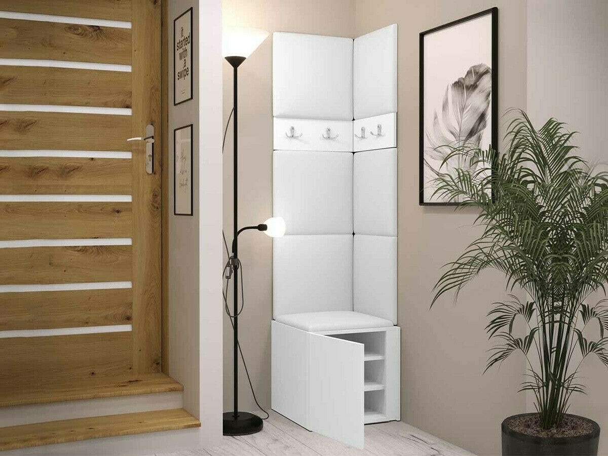 Előszoba garnitúra ORION XXI (Tavasz XXI), Keret színe: Grafit, Puha falpanel színe: Manila 02