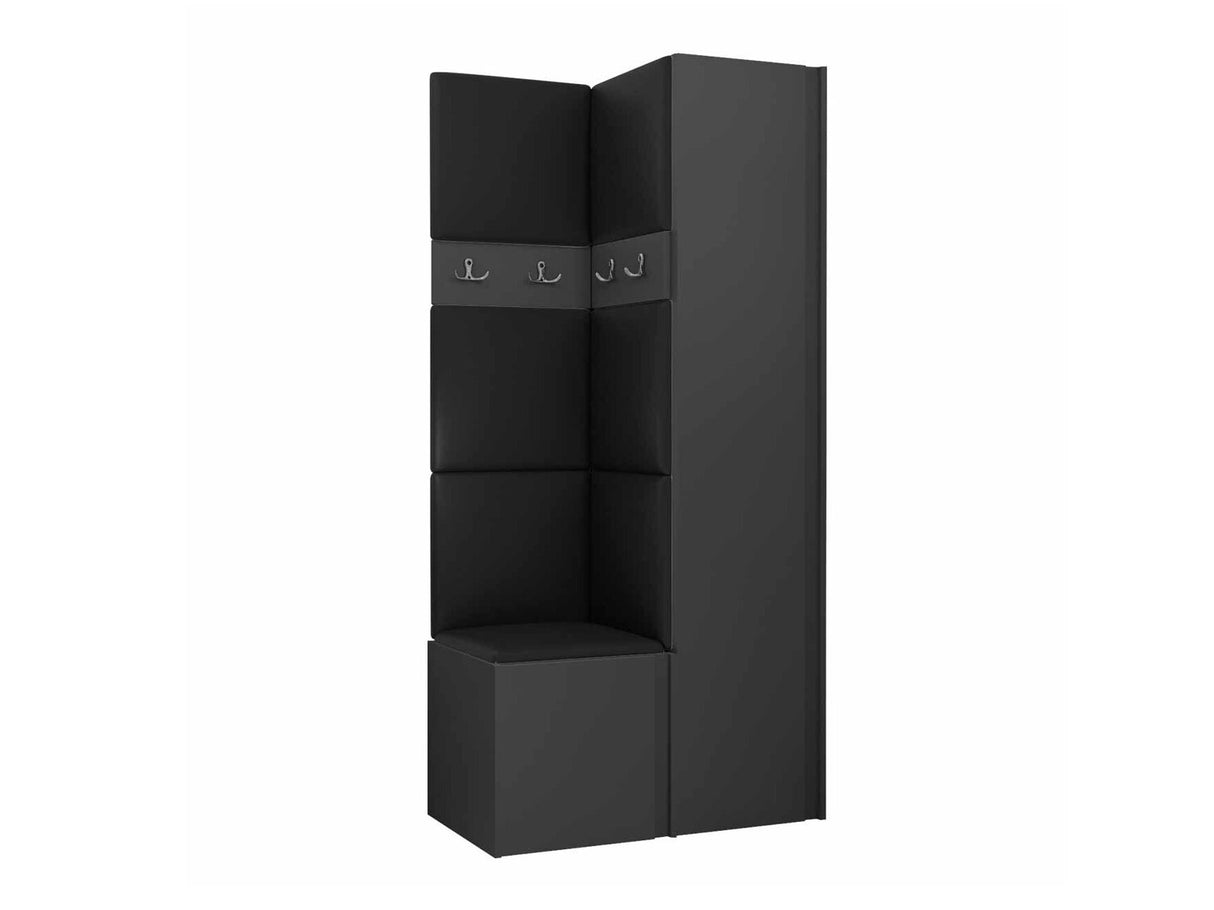 Előszoba garnitúra ORION XXIV (Tavasz XXIV), Keret színe: Grafit, Puha falpanel színe: Soft 011