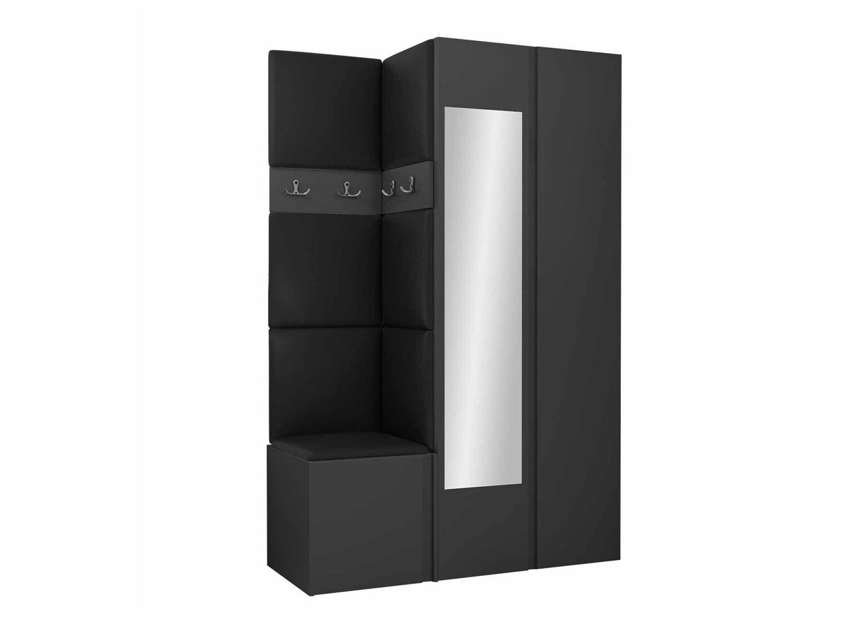 Előszoba garnitúra ORION XXVI (Tavasz XXVI), Keret színe: Grafit, Puha falpanel színe: Soft 011