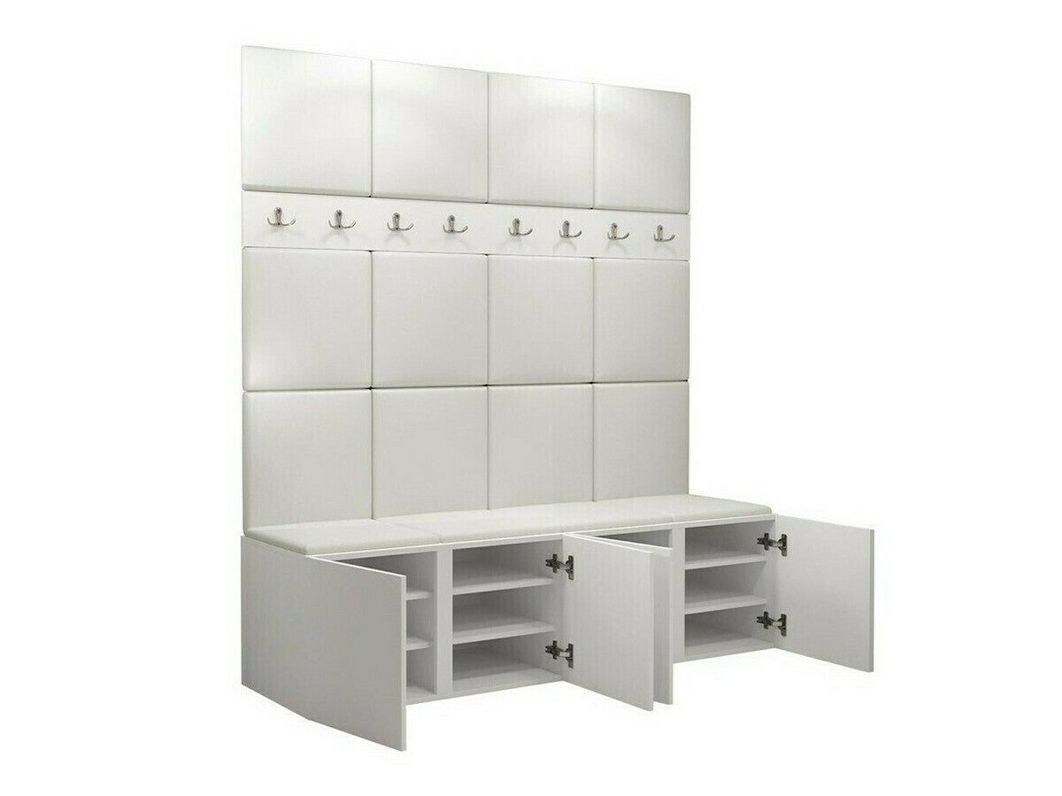 Előszoba garnitúra ORION V (Tavasz V), Keret színe: Artisan tölgy, Puha falpanel színe: Manila 32