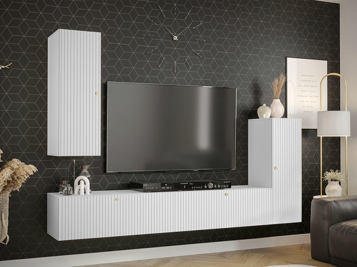 Nappali szett WALDI RIFLO SLIM I (Towiro Slim I 1), Szín: Fehér