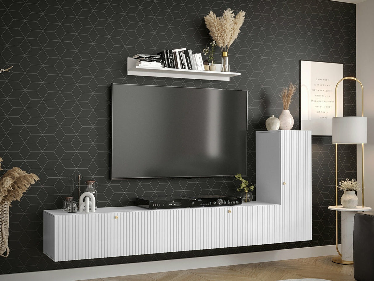 Nappali szett WALDI RIFLO SLIM III (Towiro Slim I 3), Szín: Fehér