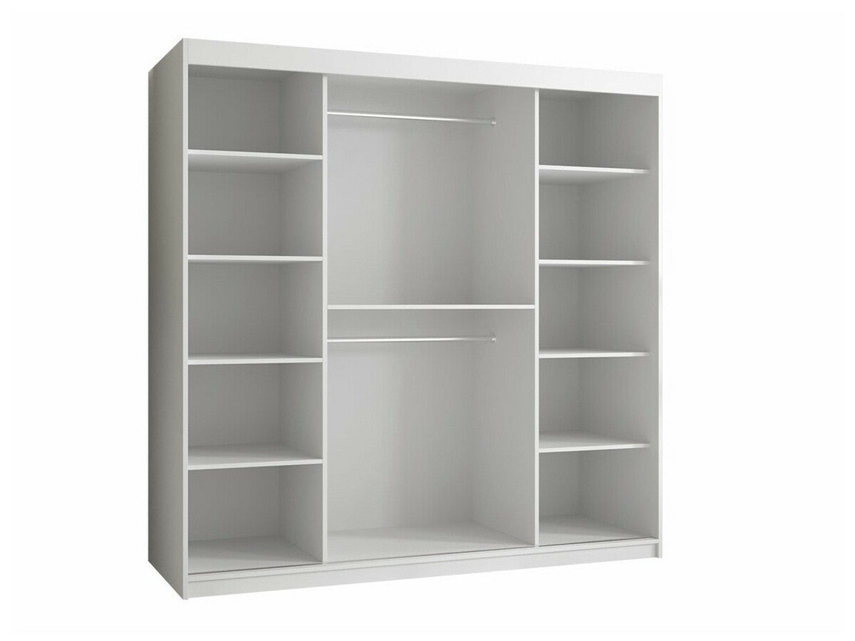 Gardróbszekrény RIFLO SLIM 1 180 (Towiro Slim 1 180), Szín: Fekete