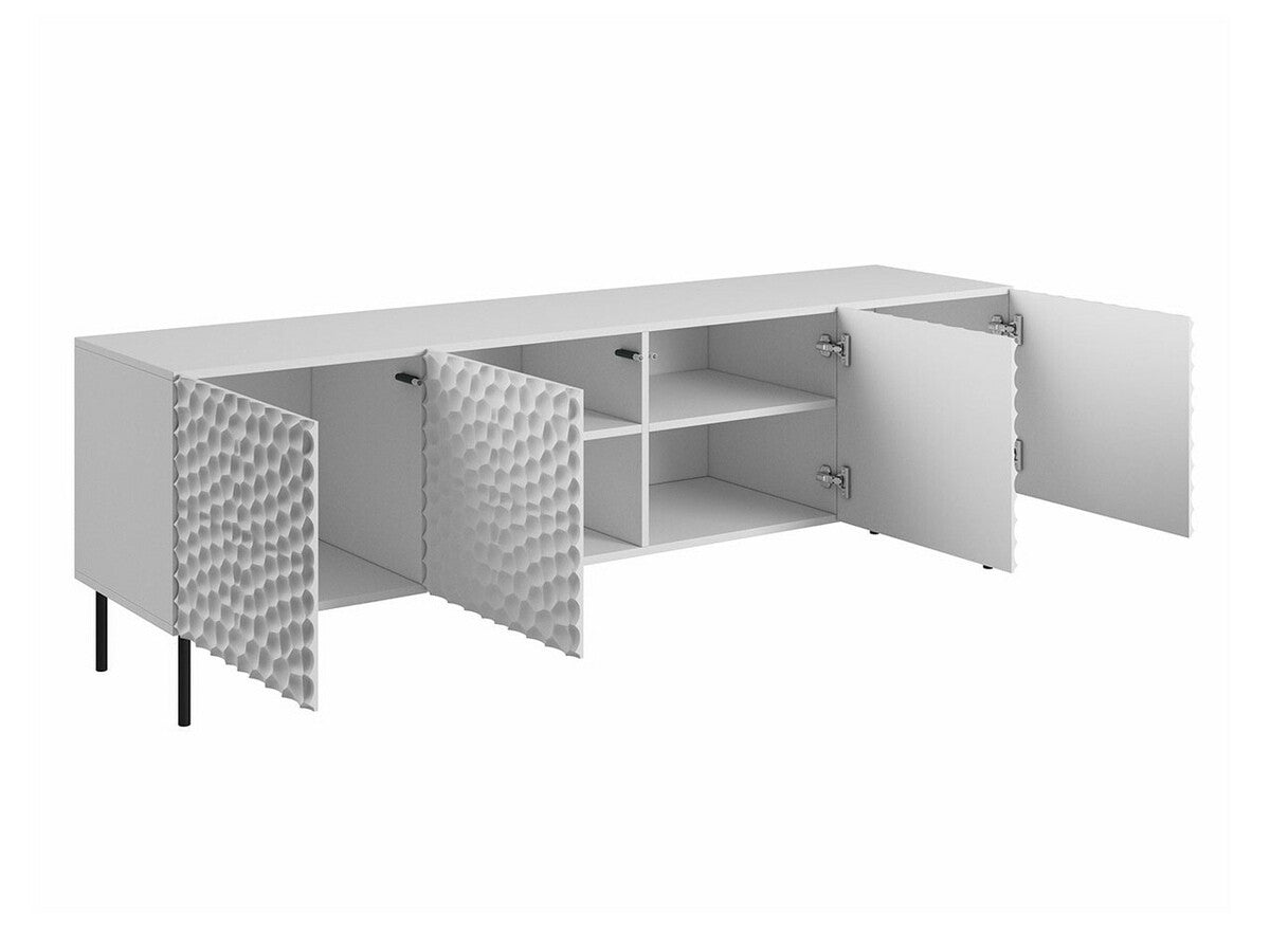 TV-állvány HOLE 190 (Erizerto), Szín: Fekete + Aranysárga