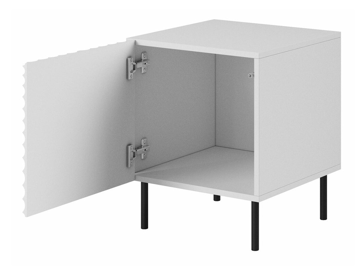 Éjjeliszekrény szett HOLE (Erizerto), Szín: Fehér + Fekete