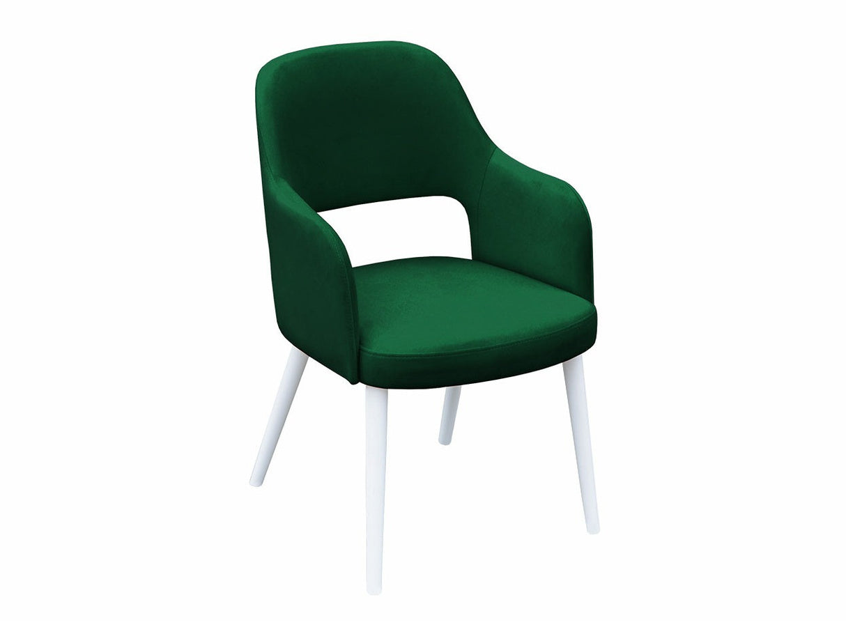 Szék K85 (JK85 R), Kárpit: Magic Velvet 2225, Fa színe: Fehér